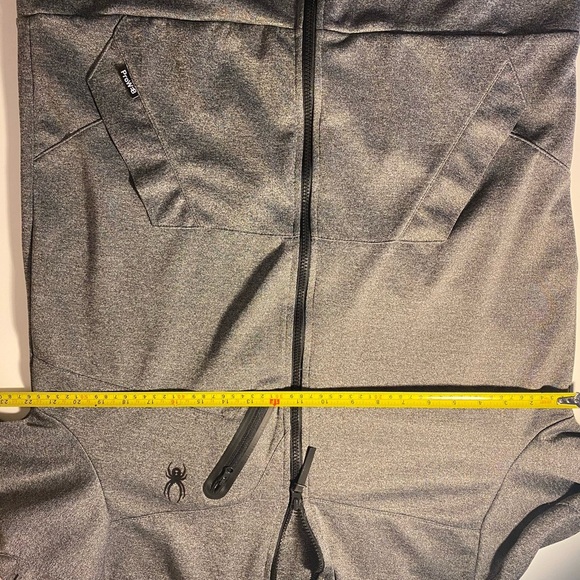 Spyder Men's Gray Full-Zip Jacket - Picture 4 of 6